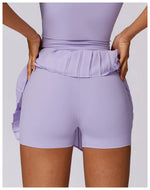 Load image into Gallery viewer, Pocketed High Waist Tennis Skirt Performance Wear Nylon
