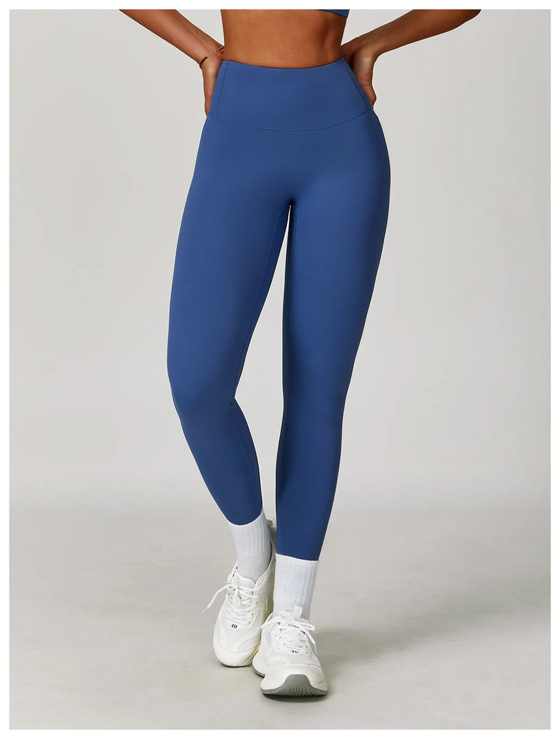 High Waist Contour Yoga Leggings Breathable Performance