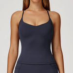 Load image into Gallery viewer, Cross Strap Light Weight Breathable Contour Sport Bra
