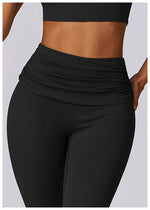 Load image into Gallery viewer, High Waist Flare Leggings for Studio Sophistication

