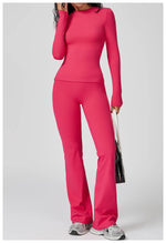 Load image into Gallery viewer, Luxurious Contour 2 Piece Yoga Athleisure Set Nylon
