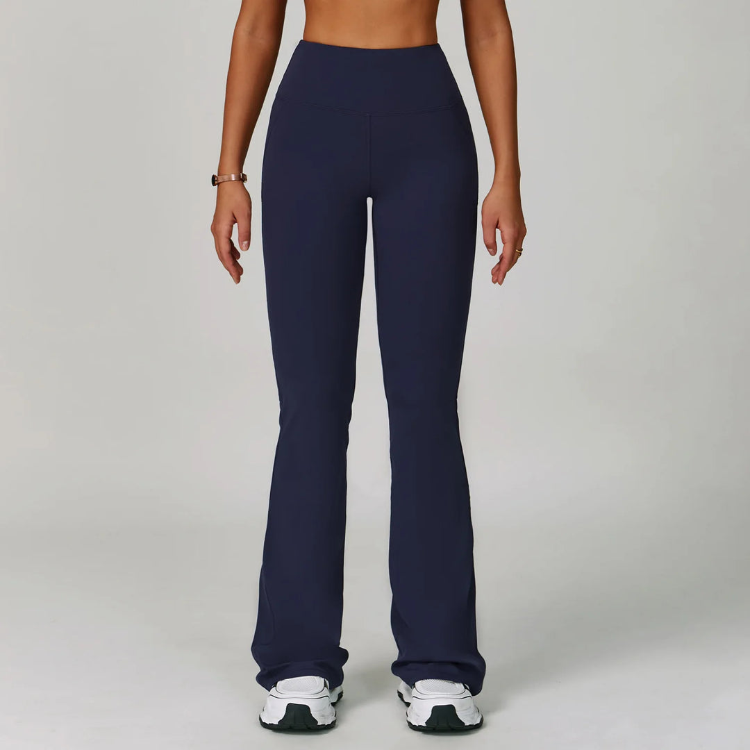 Performance High Waist Contoured Leggings With Wide Leg