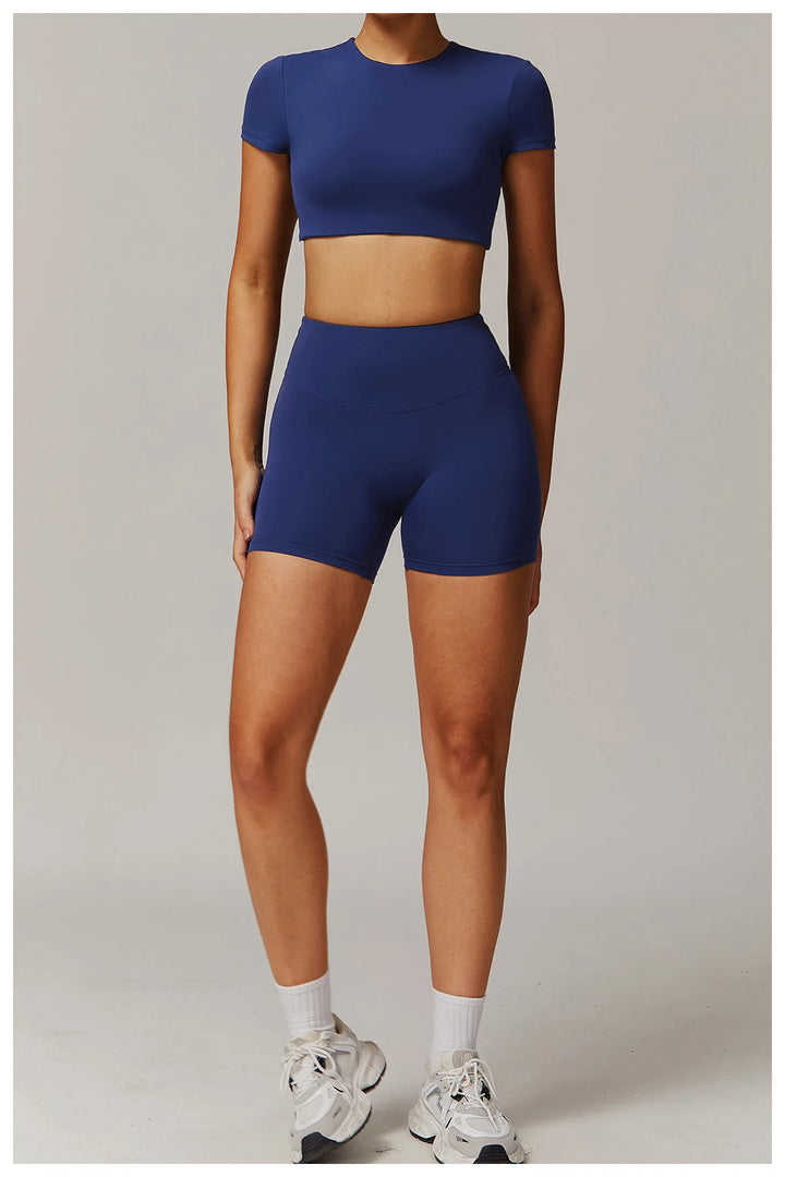 Seamless Contour Two Piece Yoga Set Luxe Performance Wear