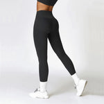 Load image into Gallery viewer, High Waist Contour Seamless Yoga Leggings With Performance
