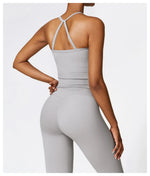 Load image into Gallery viewer, Strappy Breathable Push Up Performance Elite Sports Bra
