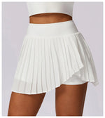 Load image into Gallery viewer, Pocketed High Waist Tennis Skirt Performance Wear Nylon
