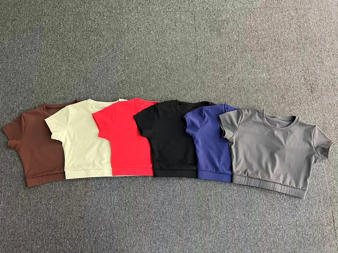 Premium Quick Dry Yoga Tee With Light Weight Sleeves