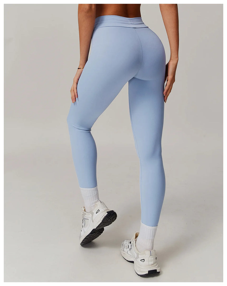 Contour High Waist Drawstring Sculpt Leggings Performance