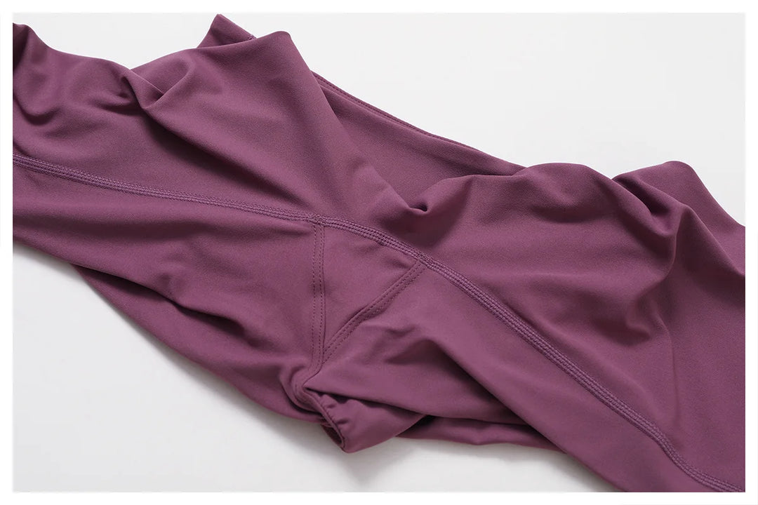 Contoured Interwoven Athleisure Long Sleeve Yoga Ensemble