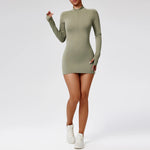 Load image into Gallery viewer, Contoured Premium Long-Sleeve Bodysuit With Zipper
