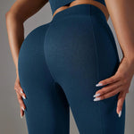 Load image into Gallery viewer, Ribbed Scrunch Contour Seamless High Waist Leggings
