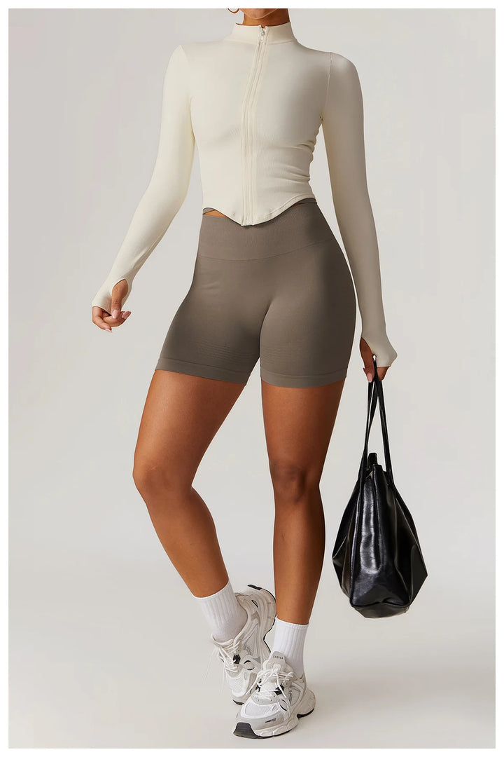 Seamless Contour Performance Fabric Two Piece Yoga Set