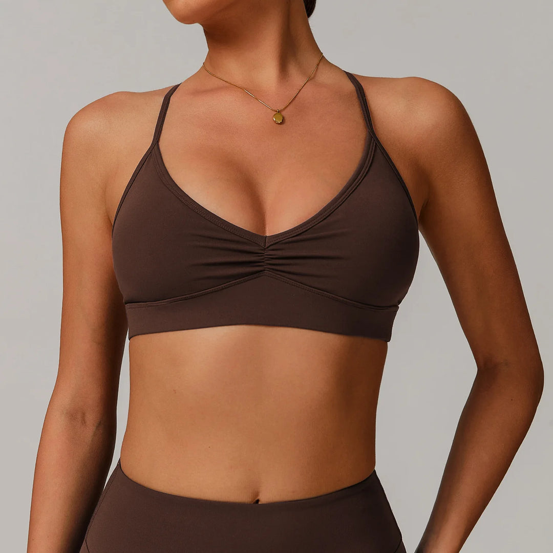 Lux Contour Sports Bra Breathable Shockproof Sculpted