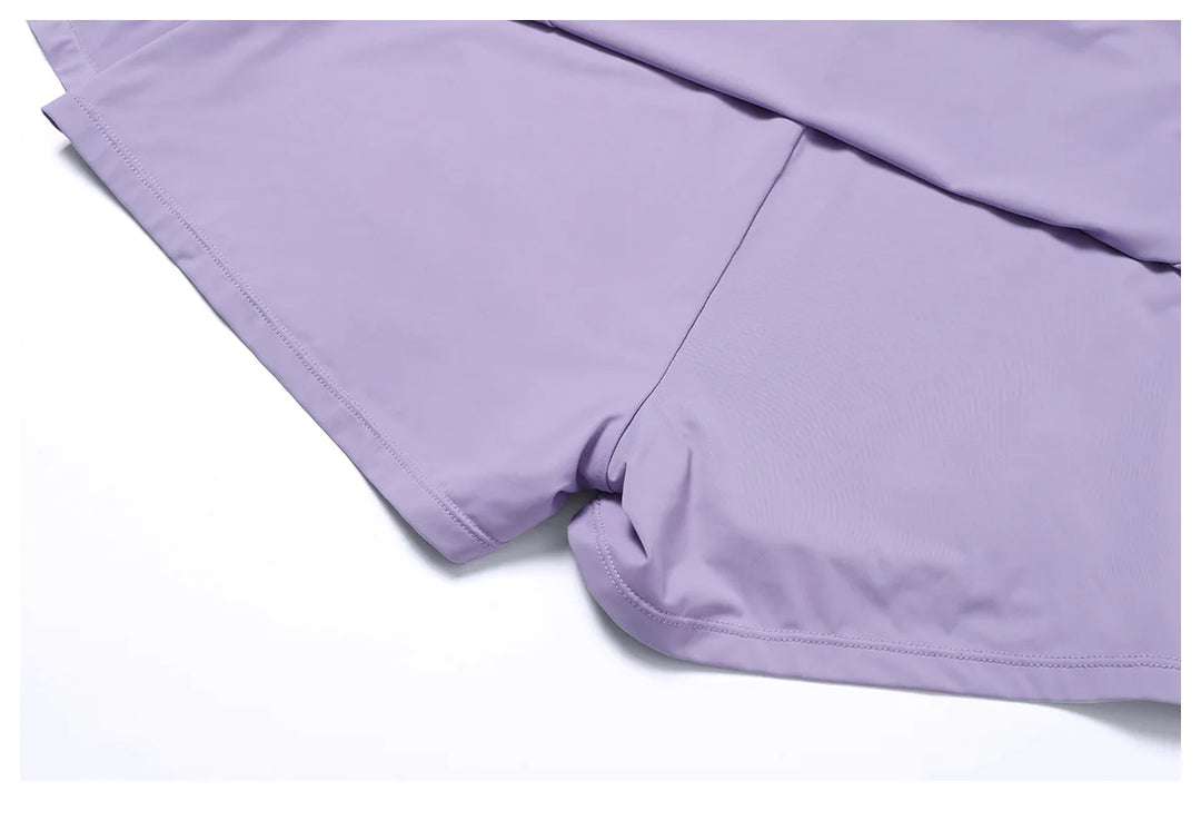 Seamless Performance Tennis Skort with Breathable Knit