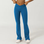 Load image into Gallery viewer, Premium Contoured Bell Bottom Leggings With Flared Waist
