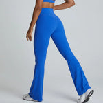 Load image into Gallery viewer, Seamless High Waist Contoured Flare Leggings For Training
