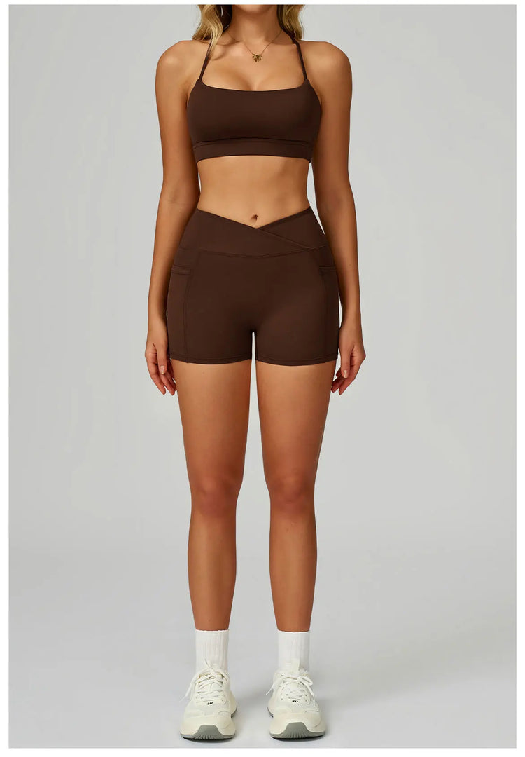 Two Piece Ultra Performance Yoga Luxe Set High Waist Band