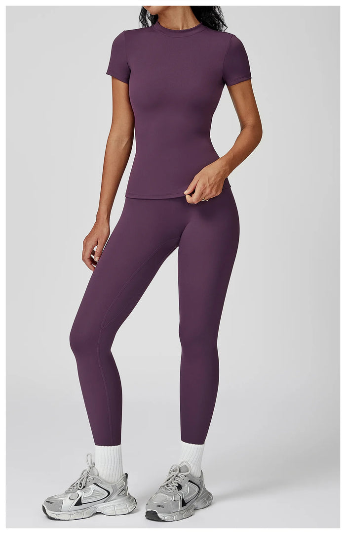 2 Piece Seamless Yoga Set Performance Leggings Luxe