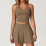 Load image into Gallery viewer, Luxurious Contouring Seamless Halter Set Performance
