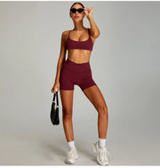 Luxurious Contoured Yoga Set Quick Drying Performance