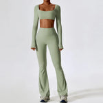Load image into Gallery viewer, Soft Stretch Contour Two Piece Yoga Silhouette Leggings
