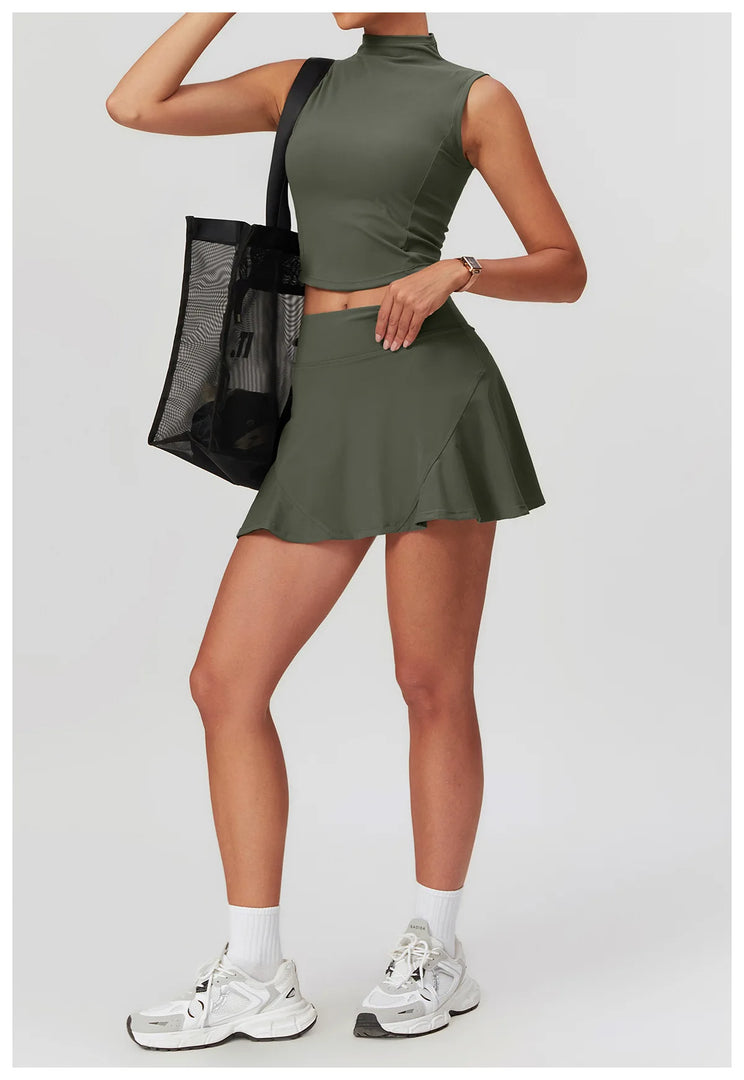 Two Piece Contoured Athleisure Set