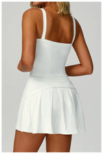 Load image into Gallery viewer, Luxe Contour 2 Piece Yoga Wear Ensemble Nylon Knit Fabric
