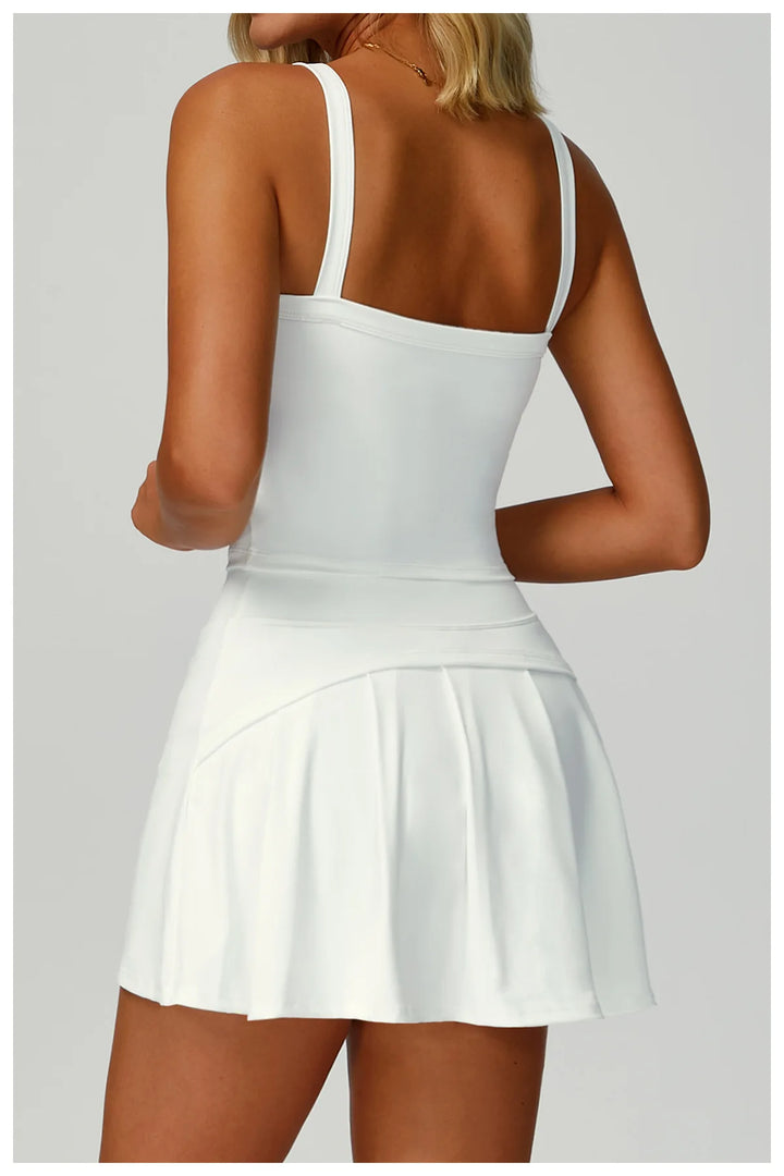 Luxe Contour 2 Piece Yoga Wear Ensemble Nylon Knit Fabric