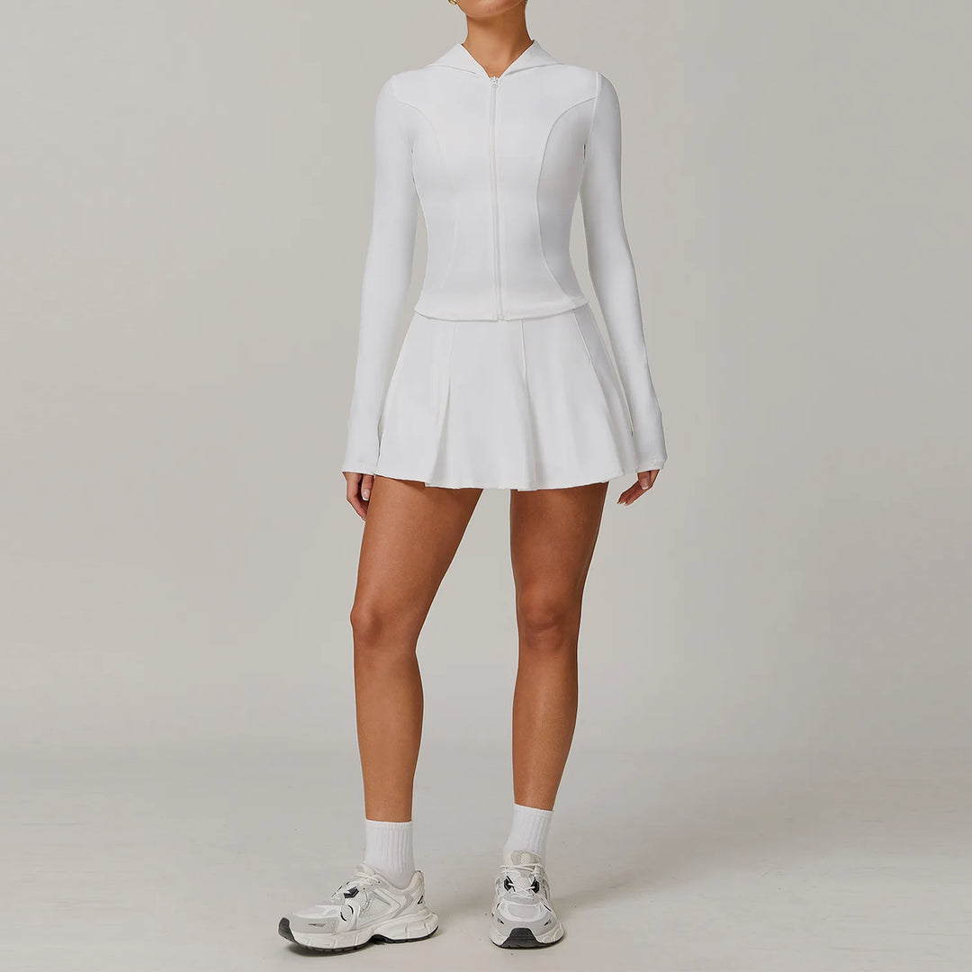 2 Piece Contoured Performance Athleisure Set Nylon