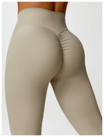Load image into Gallery viewer, Luxurious High-Waist Contour Seamless Leggings Scrunch
