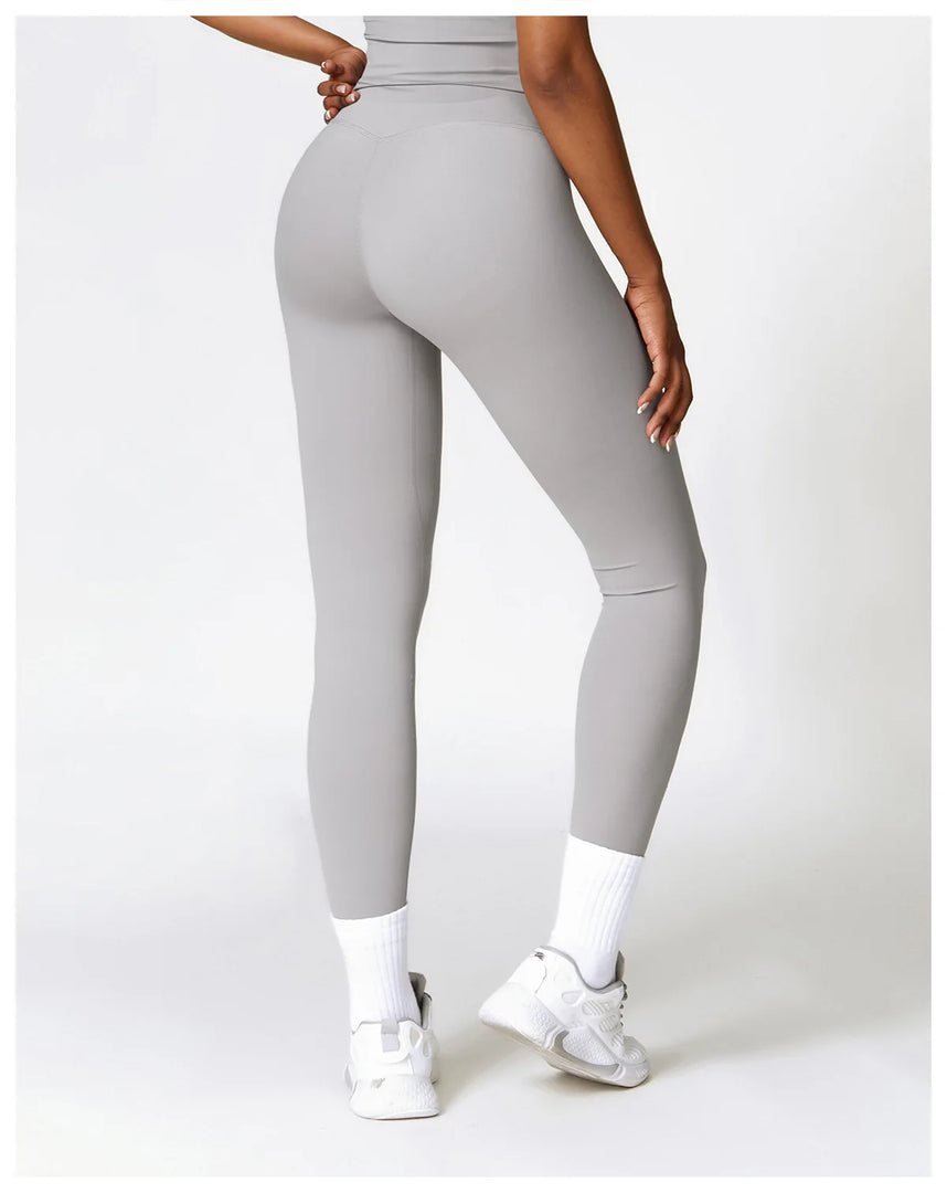 Seamless High Waist Contour Leggings For Performance