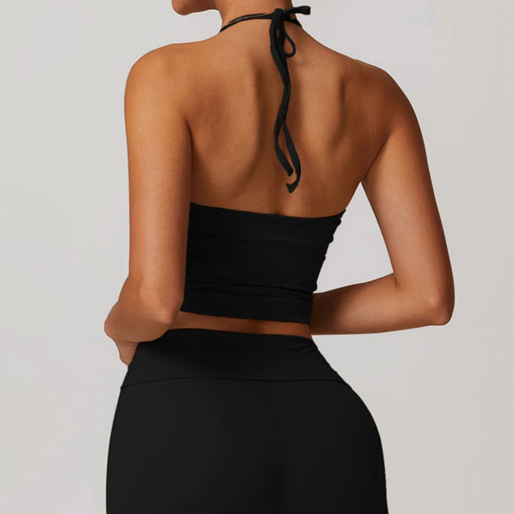 Racer Back Breathable Contour Light Weight Sports Bra Nylon