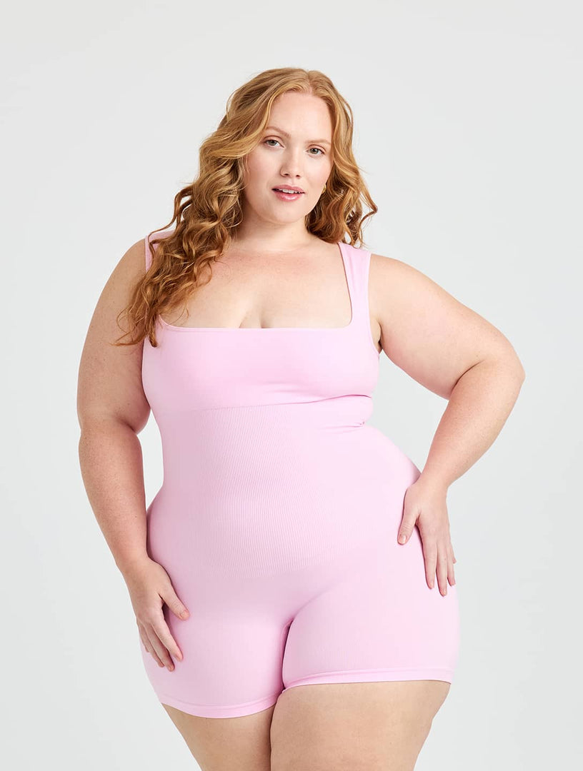 Snatch Them CocoaPlums! | Square Neck Shapewear Jumpsuit