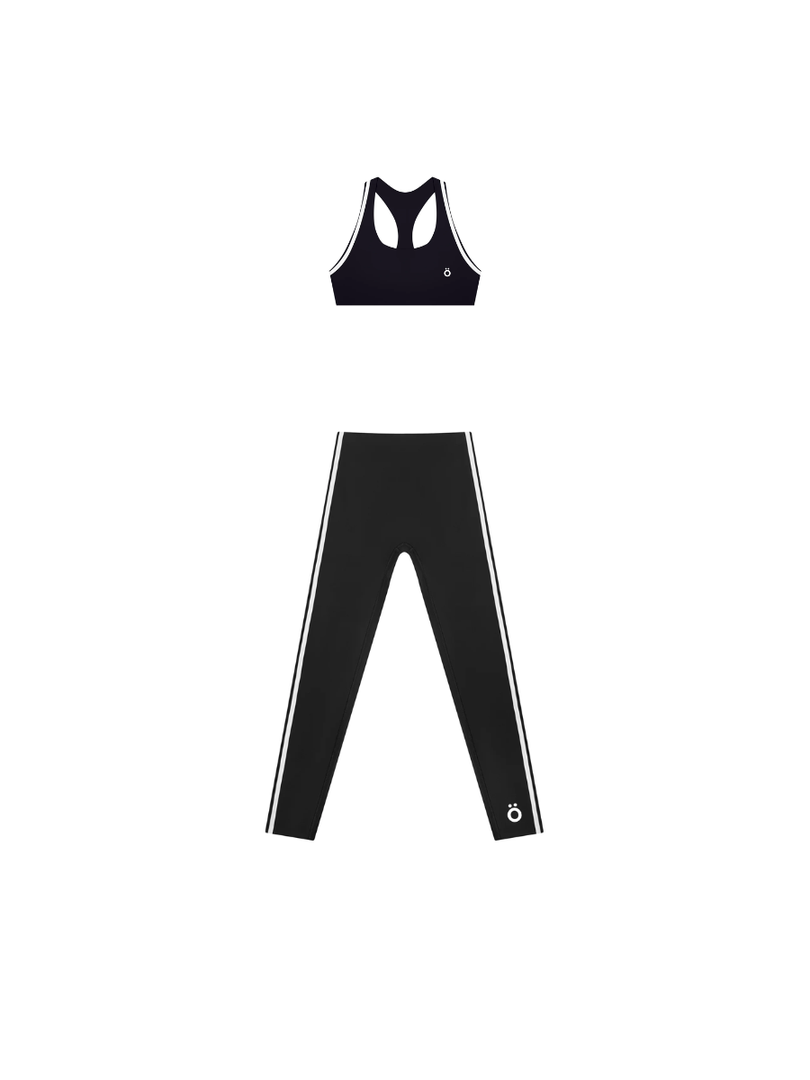 Gaia + Laura Halter Yoga Bra & Pants Matching Set