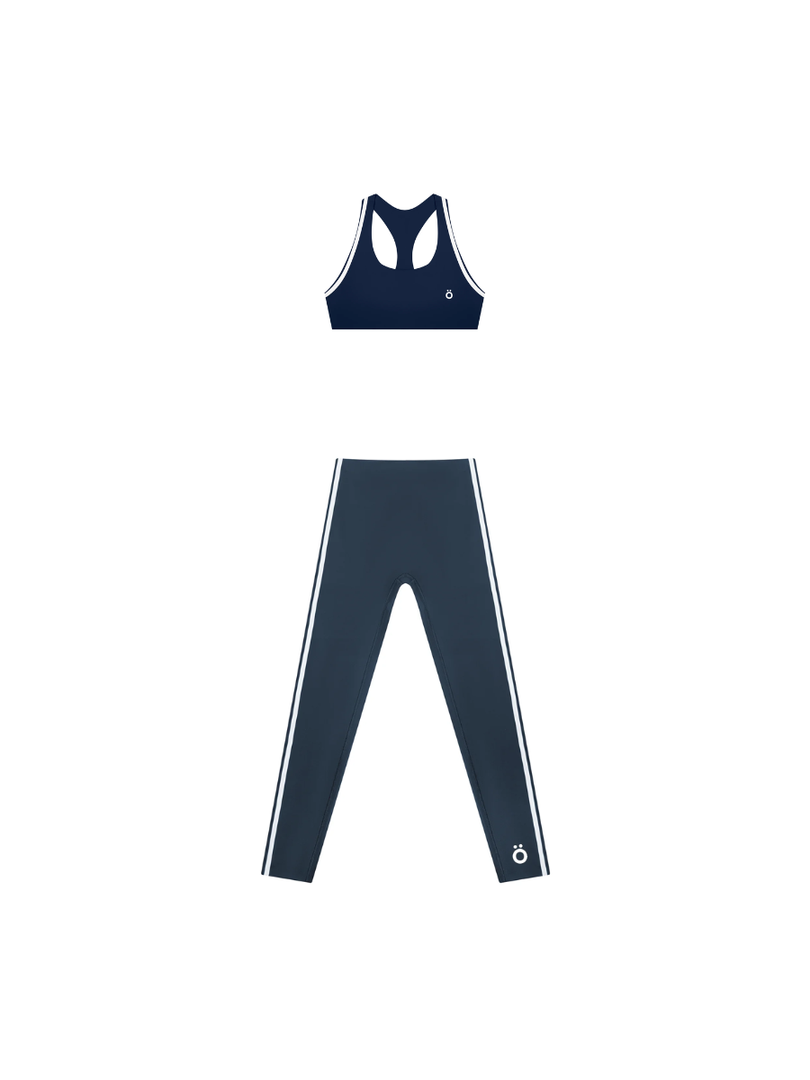 Gaia + Laura Halter Yoga Bra & Pants Matching Set