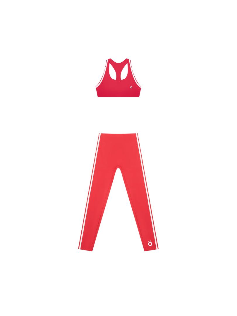 Gaia + Laura Halter Yoga Bra & Pants Matching Set
