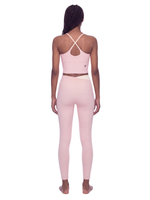 Load image into Gallery viewer, Tullia + Juno Color Block Top and Leggings Sports Matching Set - In Light Pink

