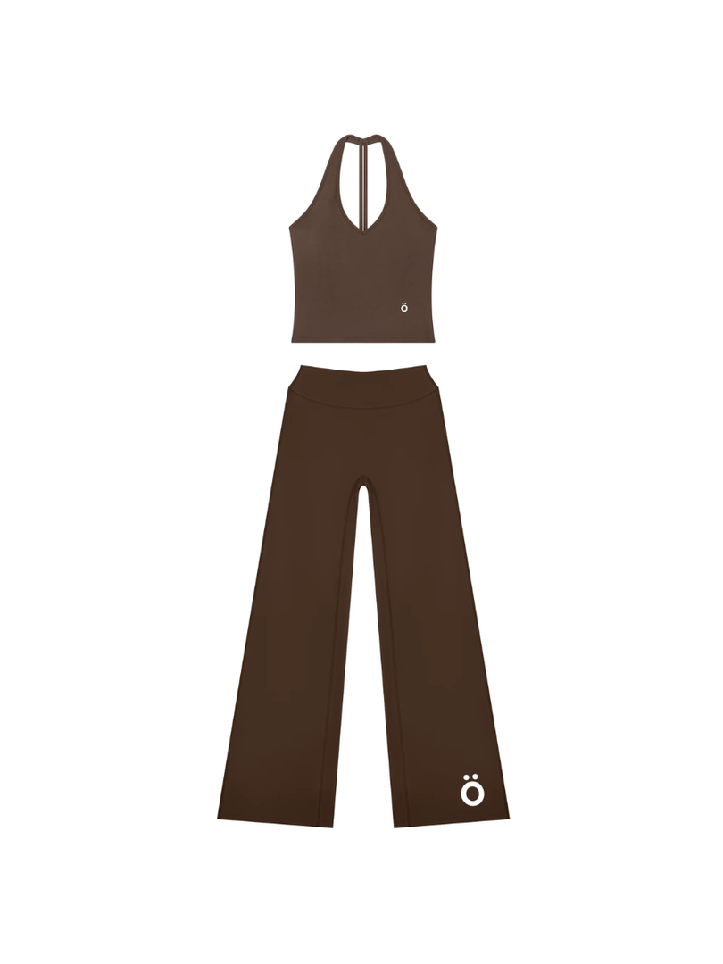 Stella + Cornelia V-neck and High Rise Matching Set