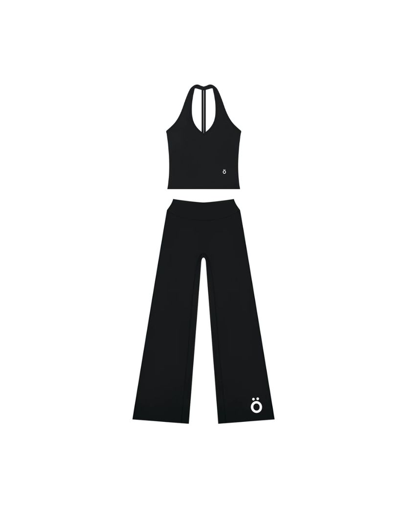 Stella + Cornelia V-neck and High Rise Matching Set