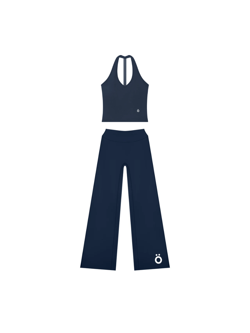 Stella + Cornelia V-neck and High Rise Matching Set