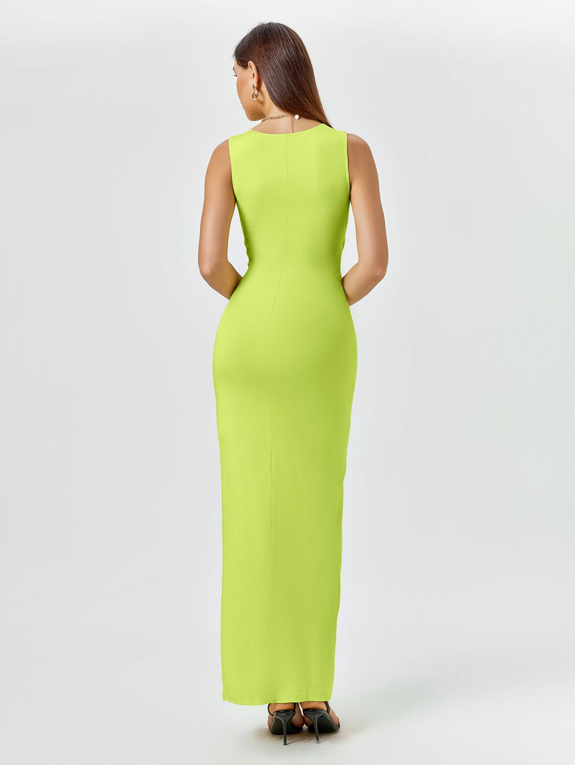 V-Neck Cut Out Split Hem Bodycon Dress | Homecoming Dress, Cocktail Dress
