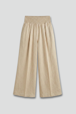Load image into Gallery viewer, Women's Linen Wide Leg Pants High Waist Elastic Style
