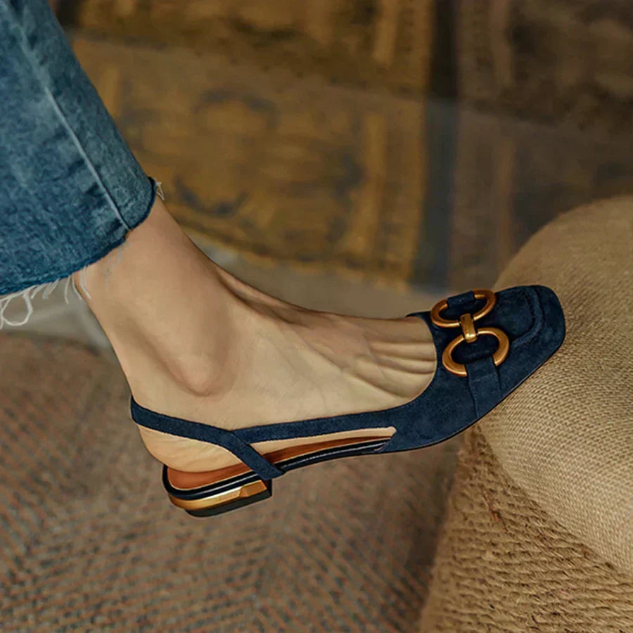 Grace – Chic Ergonomic Slingback Flats