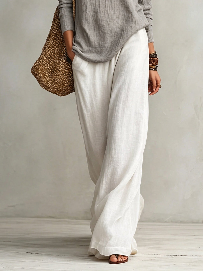 Women's Grey V Neck Blouse Long Sleeve Relaxed Draped Flowy Style
