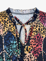 Load image into Gallery viewer, Women's Mini Dress V Neck Long Sleeve Tiered Flowy Style
