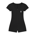 Load image into Gallery viewer, Claudia Dual-Function Cape Tie-Waist Romper
