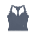 Load image into Gallery viewer, Hortensia Topstitching Yoga Tank Top
