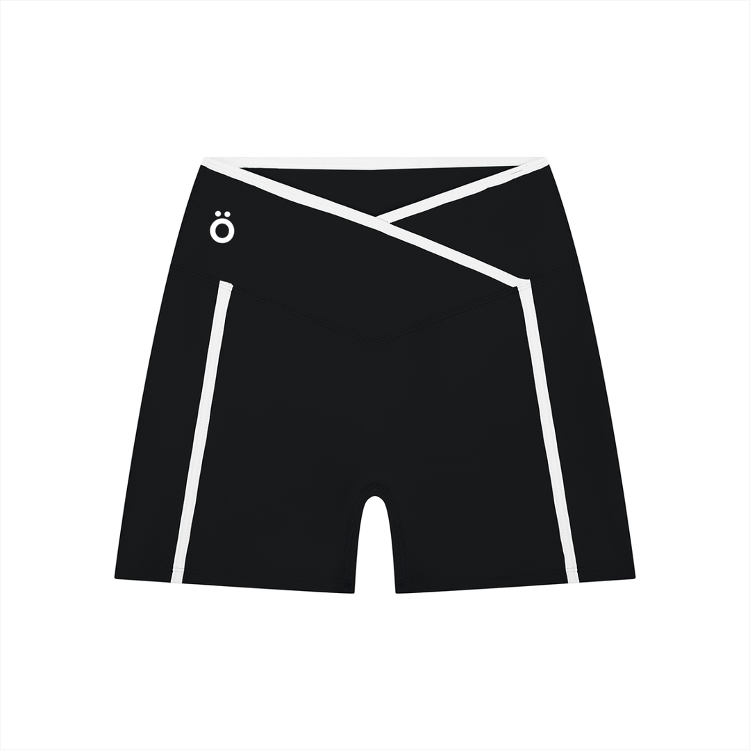 Antonia High Rise Block Yoga Shorts