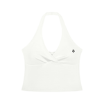 Load image into Gallery viewer, Albina Ruched Halter Yoga Tank Top
