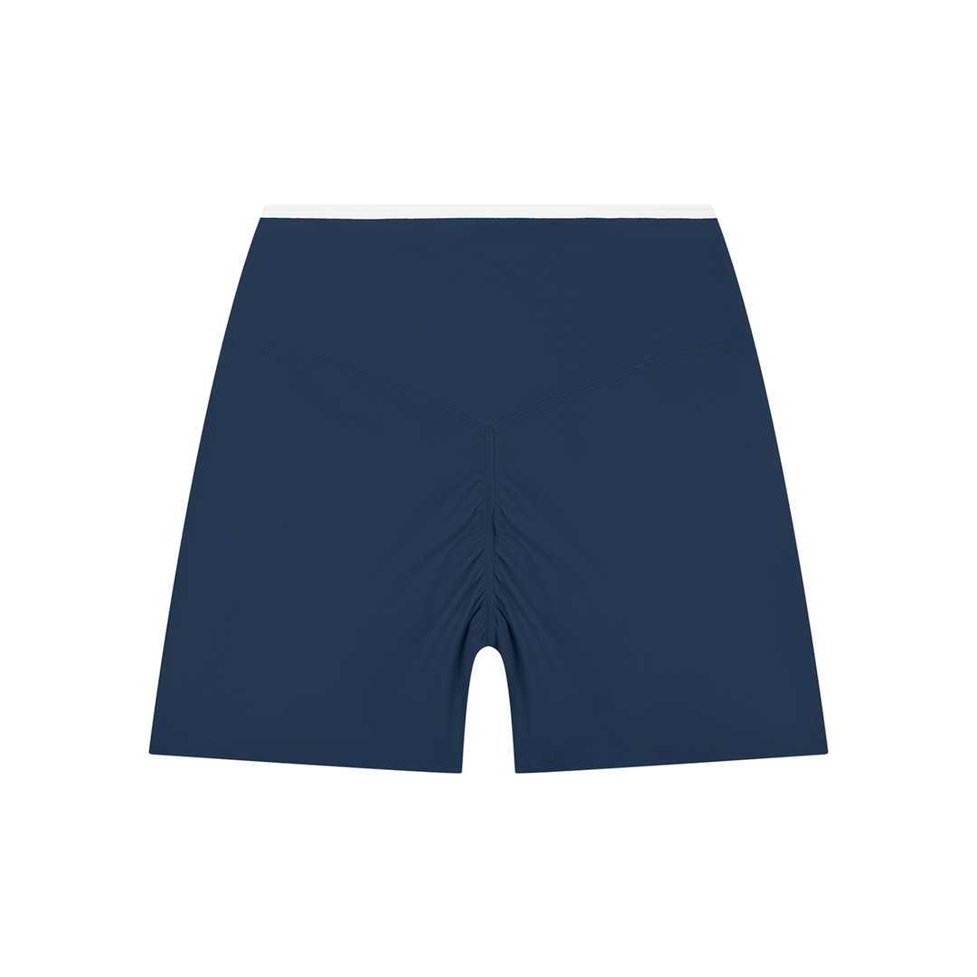 Antonia High Rise Block Yoga Shorts